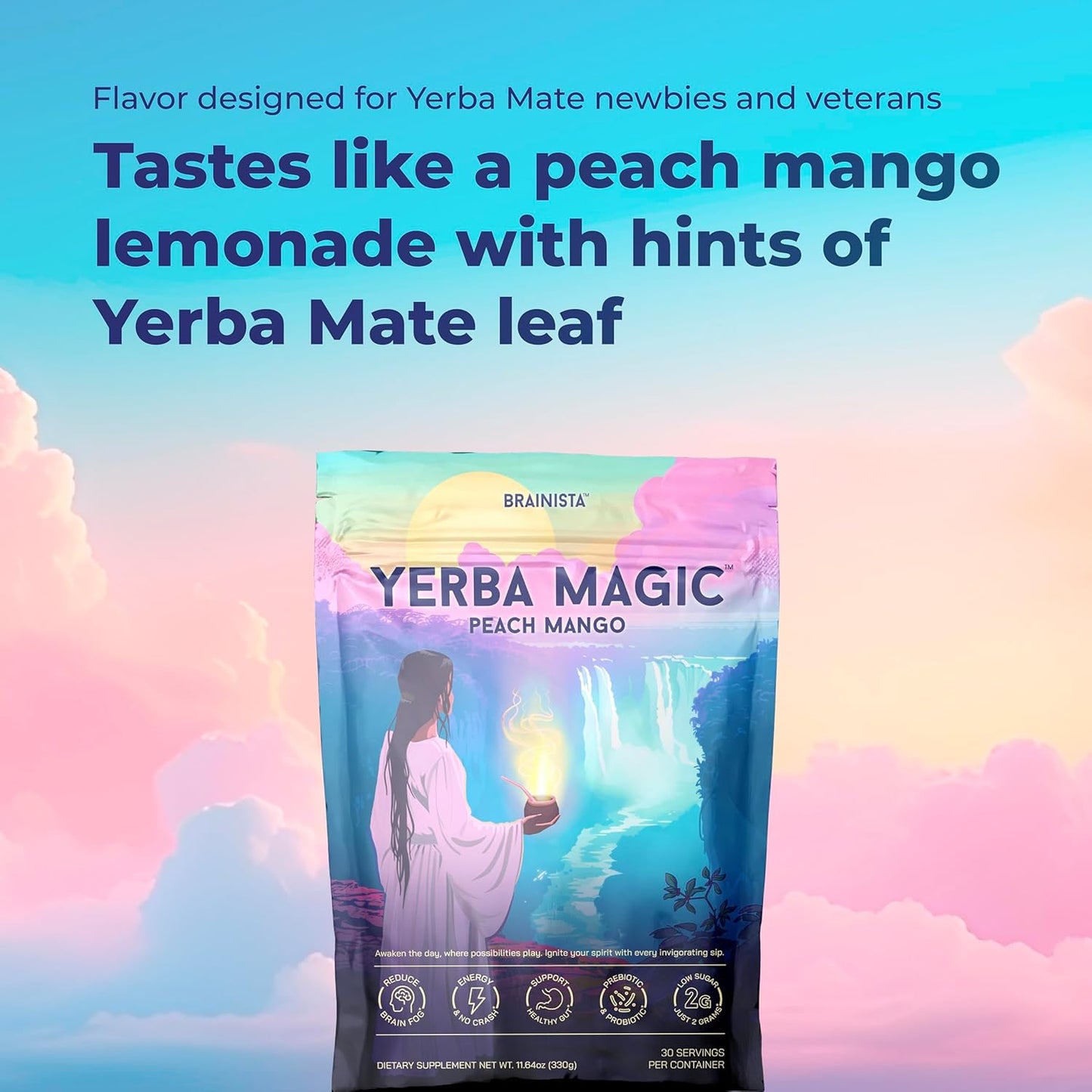 YERBA MAGIC® PEACH MANGO 330G