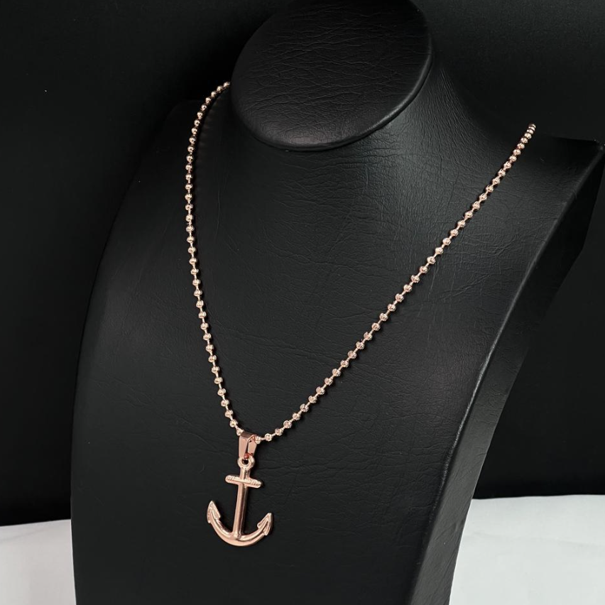Cadena Militar Oro rosa 18k Laminado