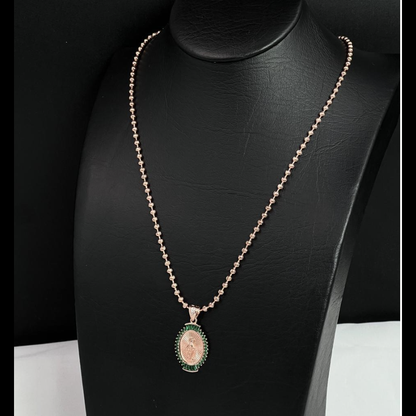 Cadena Militar Oro rosa 18k Laminado