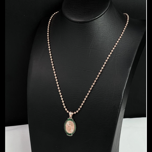 Cadena Militar Oro rosa 18k Laminado